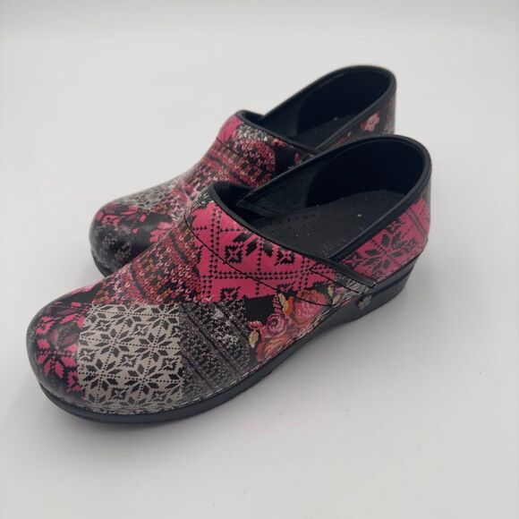 Sanita Women's Professional koi Oslo Clogs Multicolour, comfort/Stylist Sz 39/9 - Picture 2 of 9